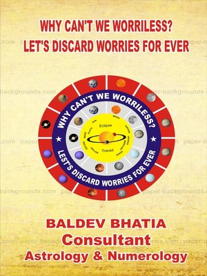 cover image of Why Can't We Be Worriless